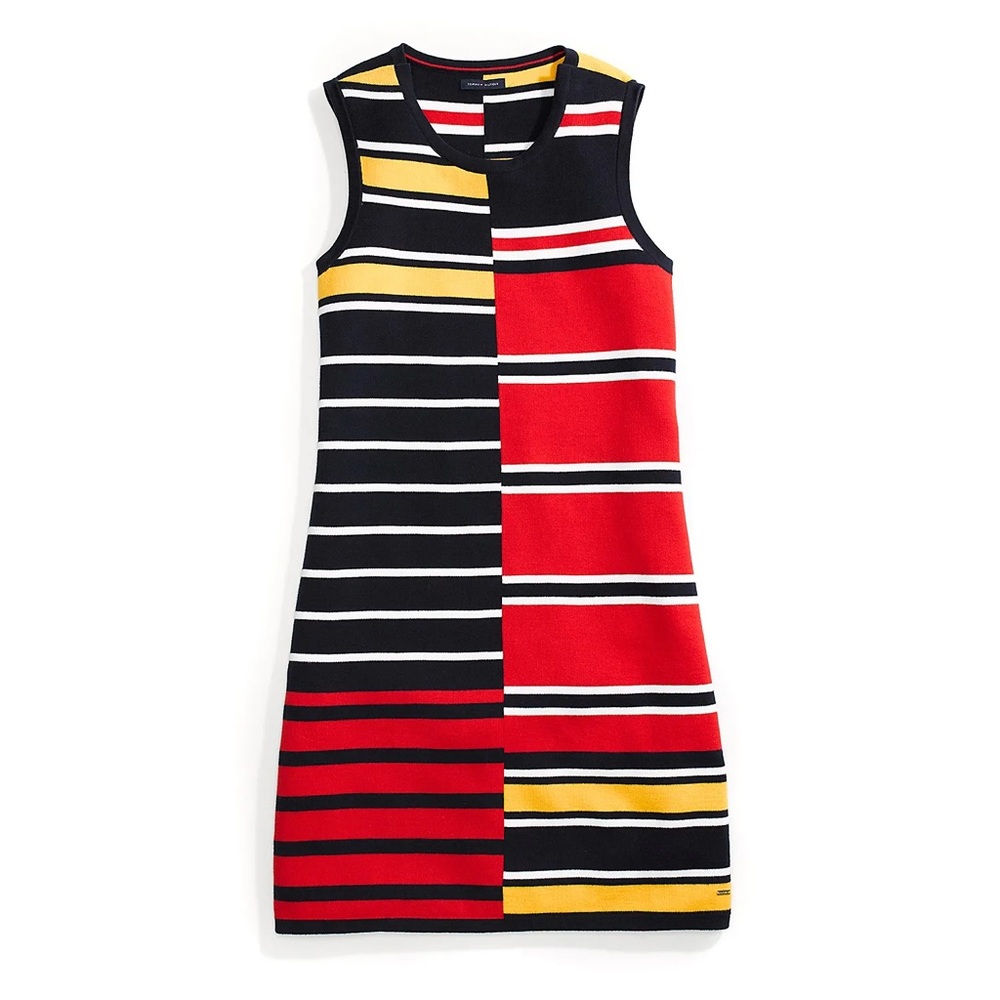 Tommy Hilfiger x Gigi Hadid Striped Sleeveless Dress